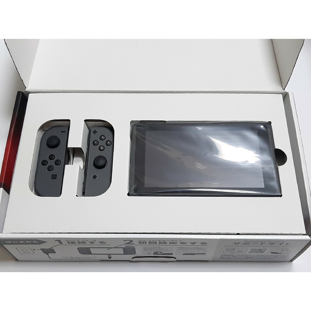 Nintendo Switch(ニンテンドースイッチ)のNintendo Switch Joy-Con (L) / (R) グレー エンタメ/ホビーのゲームソフト/ゲーム機本体(家庭用ゲーム機本体)の商品写真