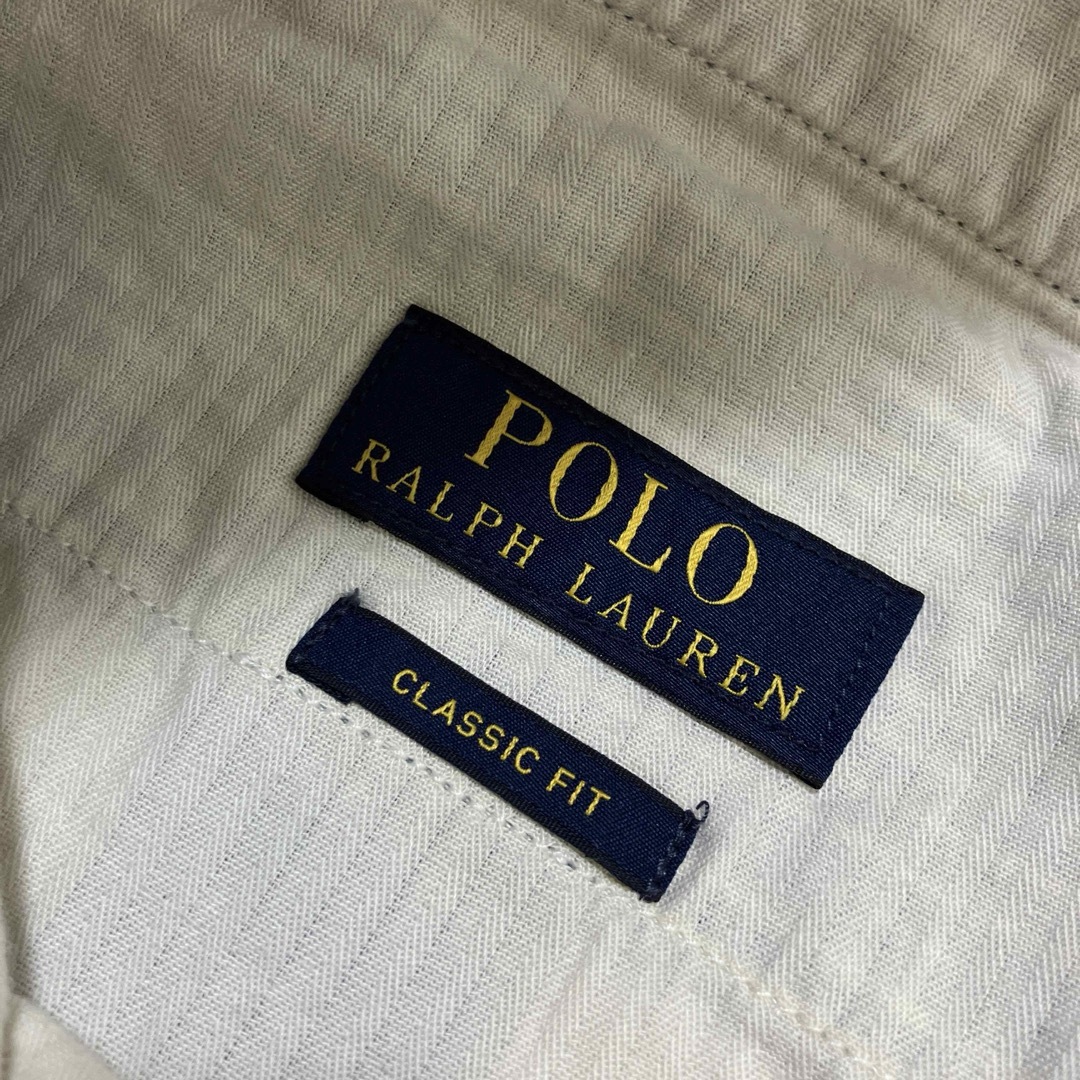 POLO RALPH LAUREN(ポロラルフローレン)のPOLO RALPH LAUREN ハーフパンツ　ストライプ　総柄　ブルー　32 メンズのパンツ(ショートパンツ)の商品写真