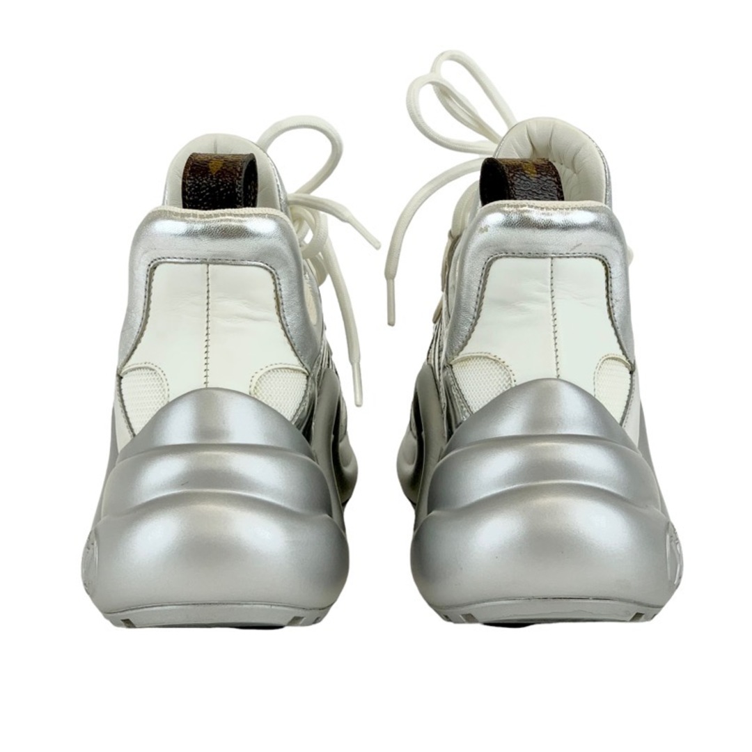 LOUIS VUITTON(ルイヴィトン)のルイヴィトン LOUIS VUITTON アークライトライン スニーカー 靴 シューズ ファブリック レザー ホワイト シルバー モノグラム レディースの靴/シューズ(スニーカー)の商品写真