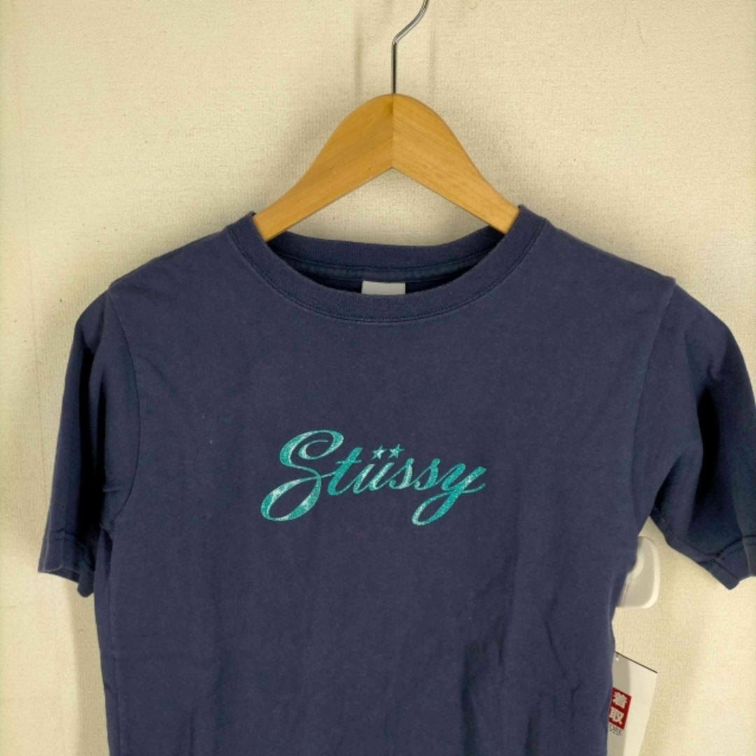 STUSSY(ステューシー)のStussy(ステューシー) USA製 ラメロゴTシャツ レディース トップス レディースのトップス(Tシャツ(半袖/袖なし))の商品写真