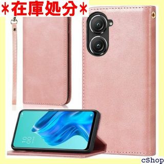 ASUS スマホケース Zenfone 9 / Zen バ トロ ピンク 688(その他)