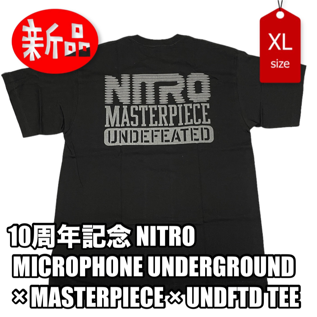 nitrow(nitraid)(ナイトロウ（ナイトレイド）)の10周年記念 NITRO MASTERPIECE UNDFTD Tシャツ XL メンズのトップス(Tシャツ/カットソー(半袖/袖なし))の商品写真