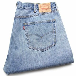 リーバイス(Levi's)のLevi'sリーバイス 501 デニムパンツ w42 L32★SDP2671 ジーンズ ストレート ダメージ 縦落ち オーバーサイズ ビッグサイズ(デニム/ジーンズ)