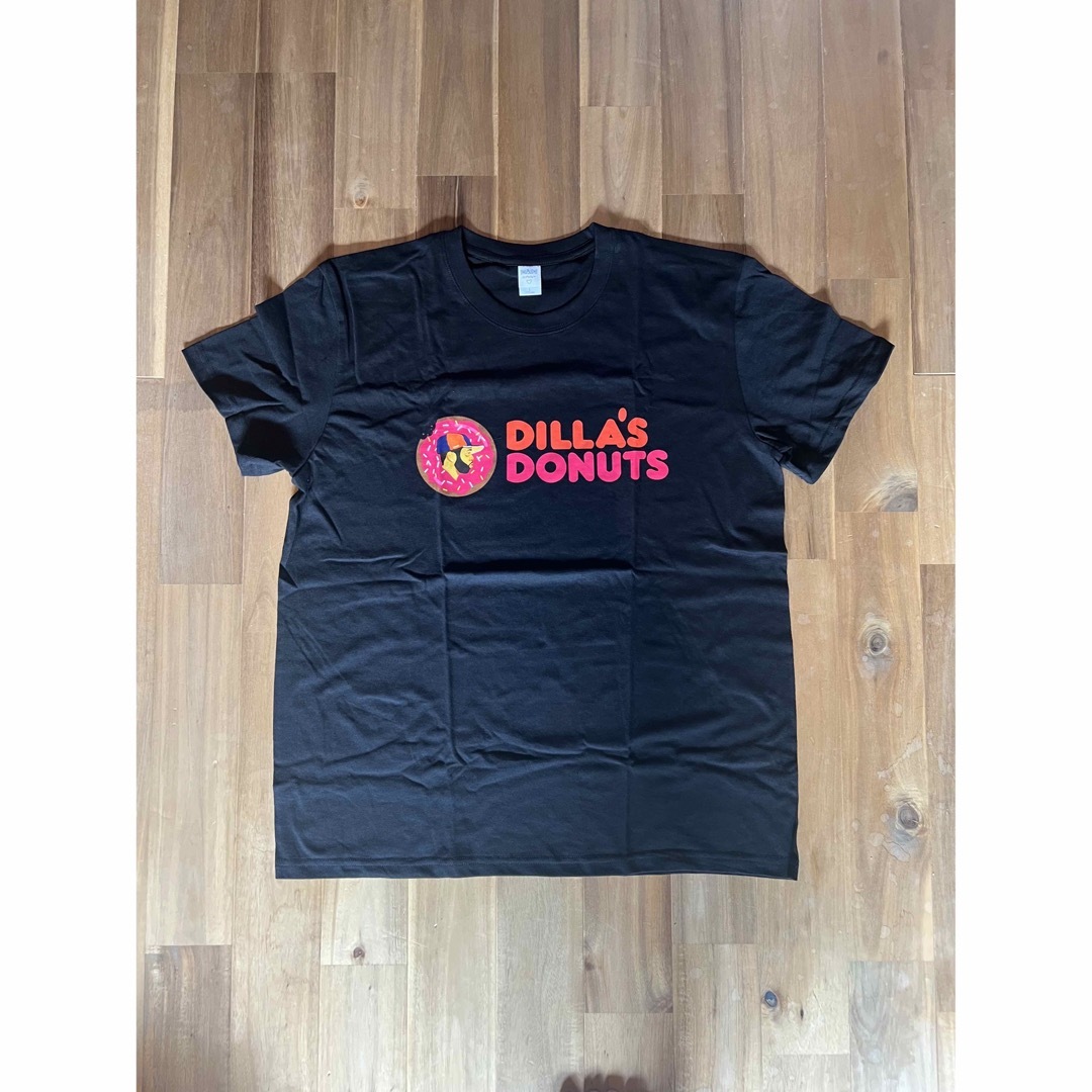 J Dilla Tシャツ L 新品 90s 黒 Donuts Dilla's D メンズのトップス(Tシャツ/カットソー(半袖/袖なし))の商品写真