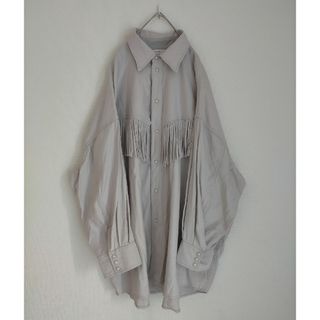 マウジー(moussy)のMOUSSY FRINGE OVER シャツ(シャツ/ブラウス(長袖/七分))