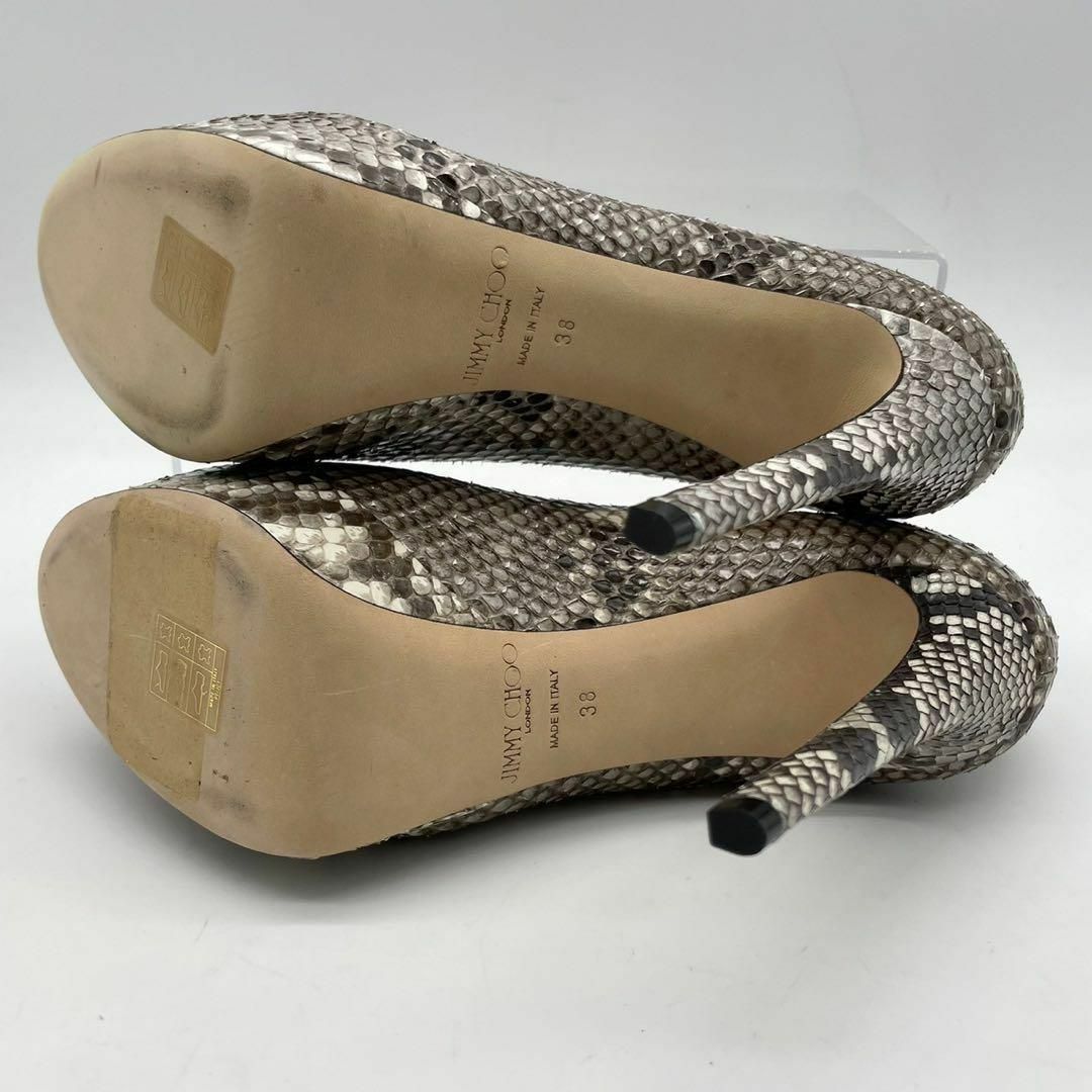 JIMMY CHOO(ジミーチュウ)の★新品 JIMMY CHOO ジミーチュウ パンプス パイソン ストーム 38 レディースの靴/シューズ(ハイヒール/パンプス)の商品写真