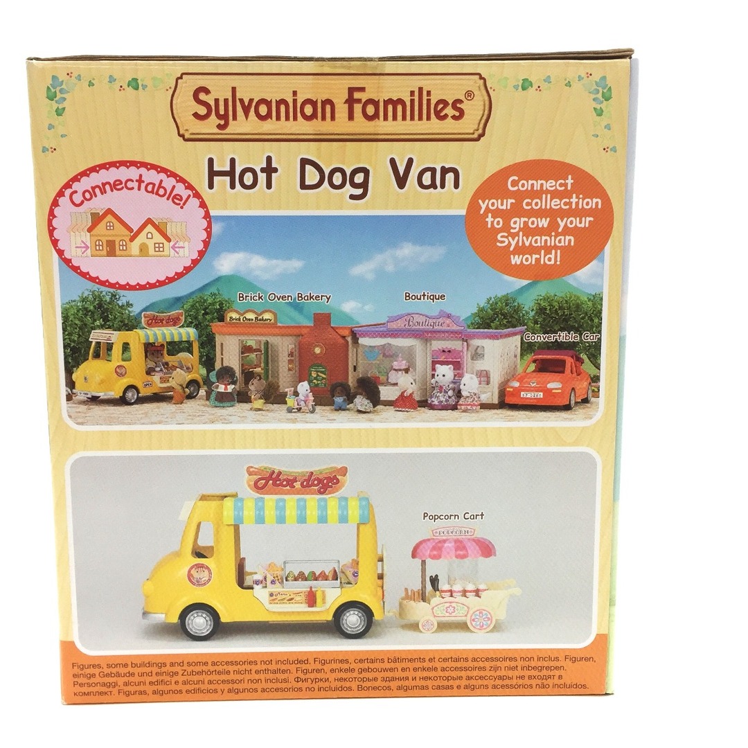 ◎◎ シルバニアファミリー 海外版 HOT DOG VAN ホットドックカー 未開封品　外箱ダメージあり エンタメ/ホビーのフィギュア(その他)の商品写真