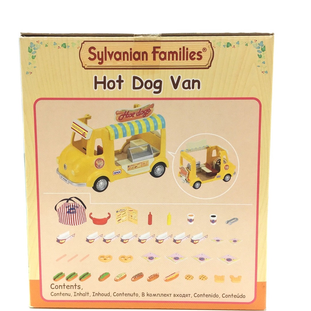 ◎◎ シルバニアファミリー 海外版 HOT DOG VAN ホットドックカー 未開封品　外箱ダメージあり エンタメ/ホビーのフィギュア(その他)の商品写真