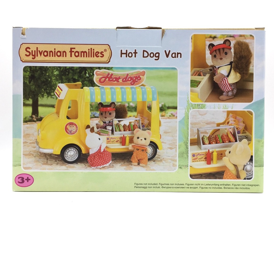 ◎◎ シルバニアファミリー 海外版 HOT DOG VAN ホットドックカー 未開封品　外箱ダメージあり エンタメ/ホビーのフィギュア(その他)の商品写真