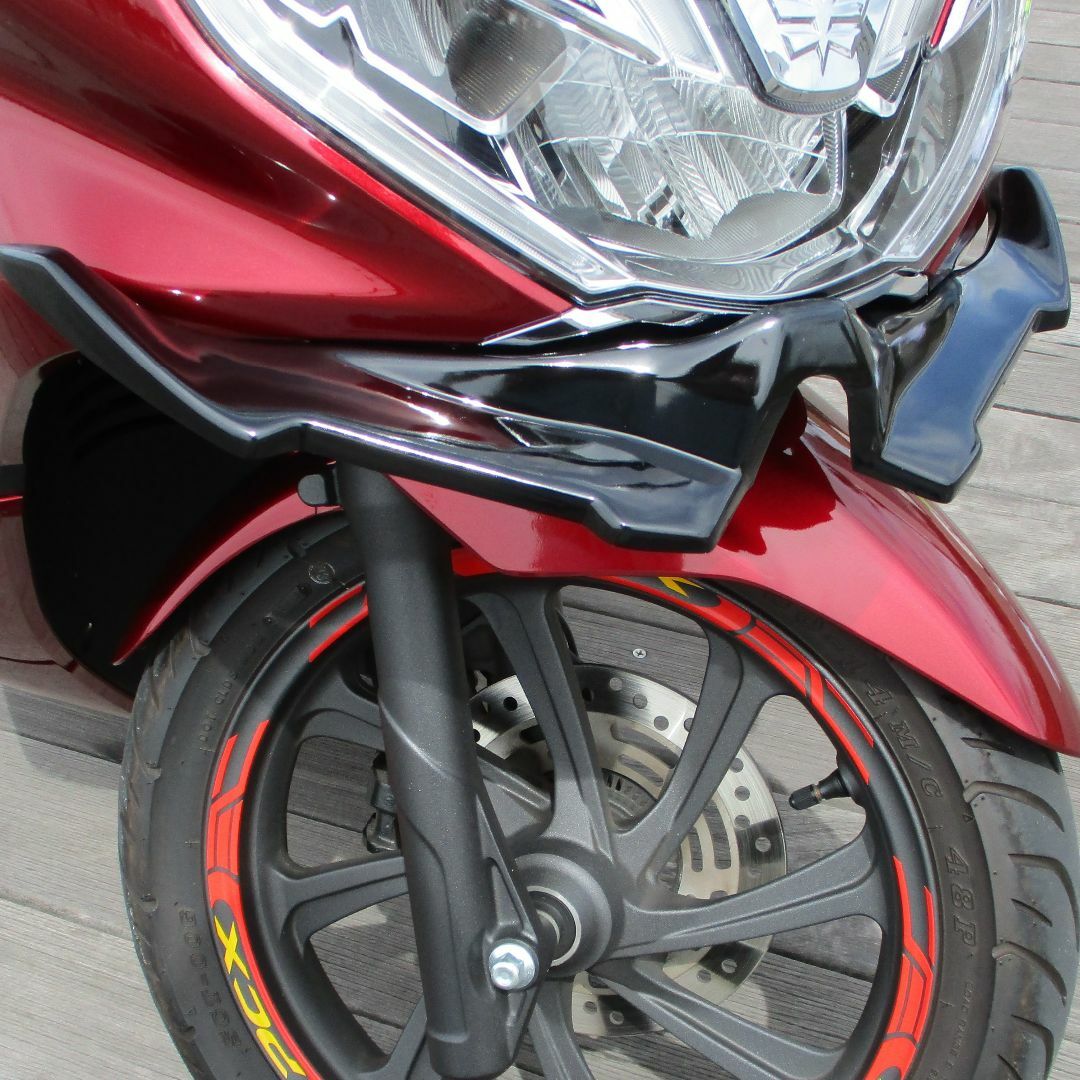 PCX【JF81/KF30】デビルフロントウィング(ブラック色)入荷です❗️❗️ 自動車/バイクのバイク(パーツ)の商品写真