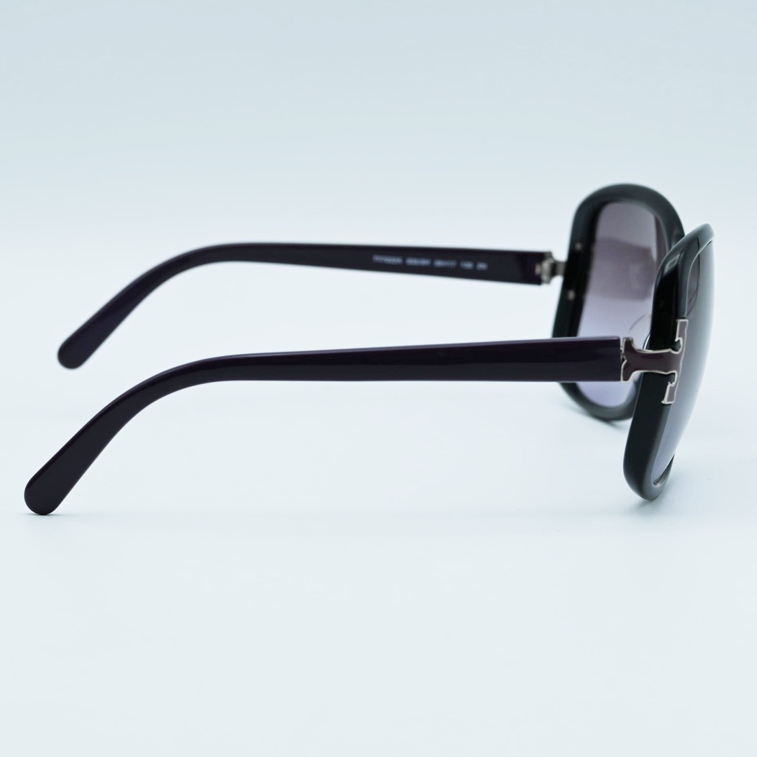 Tory Burch(トリーバーチ)のM05 TORY BURCH トリーバーチ サイドTロゴ セルフレーム サングラス パープル/ブラック TY7022A レディースのファッション小物(サングラス/メガネ)の商品写真