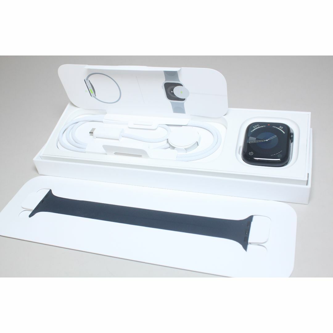 Apple Watch(アップルウォッチ)のApple Watch Series 9/GPS/45mm/A2980 ④ スマホ/家電/カメラのスマホ/家電/カメラ その他(その他)の商品写真