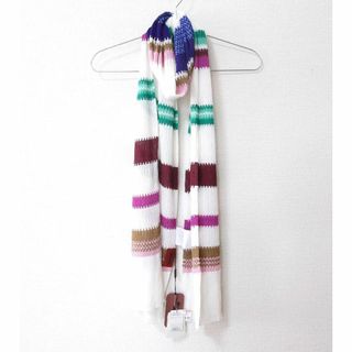 未使用 MISSONI ボーダー柄 サマーニット ストール