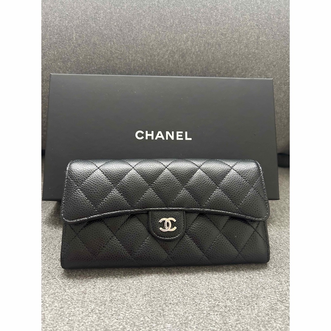 CHANEL - CHANEL長財布 キャビアスキン マトラッセの通販 by CHANEL - CHANEL長財布 キャビアスキン マトラッセの通販 by