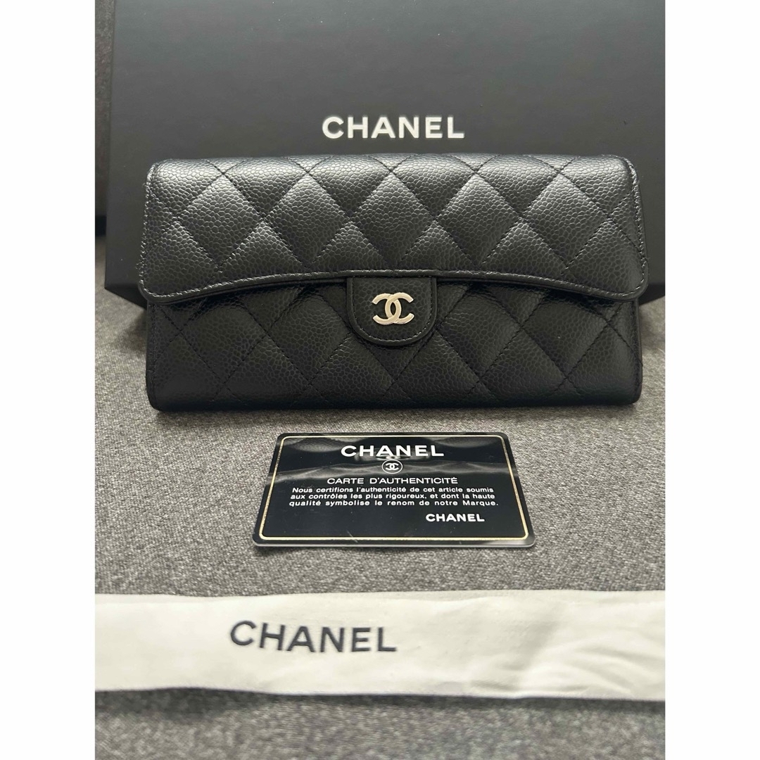 CHANEL - CHANEL長財布 キャビアスキン マトラッセの通販 by CHANEL - CHANEL長財布 キャビアスキン マトラッセの通販 by