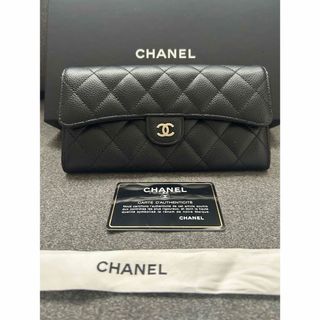 CHANEL - CHANEL長財布　キャビアスキン　マトラッセ