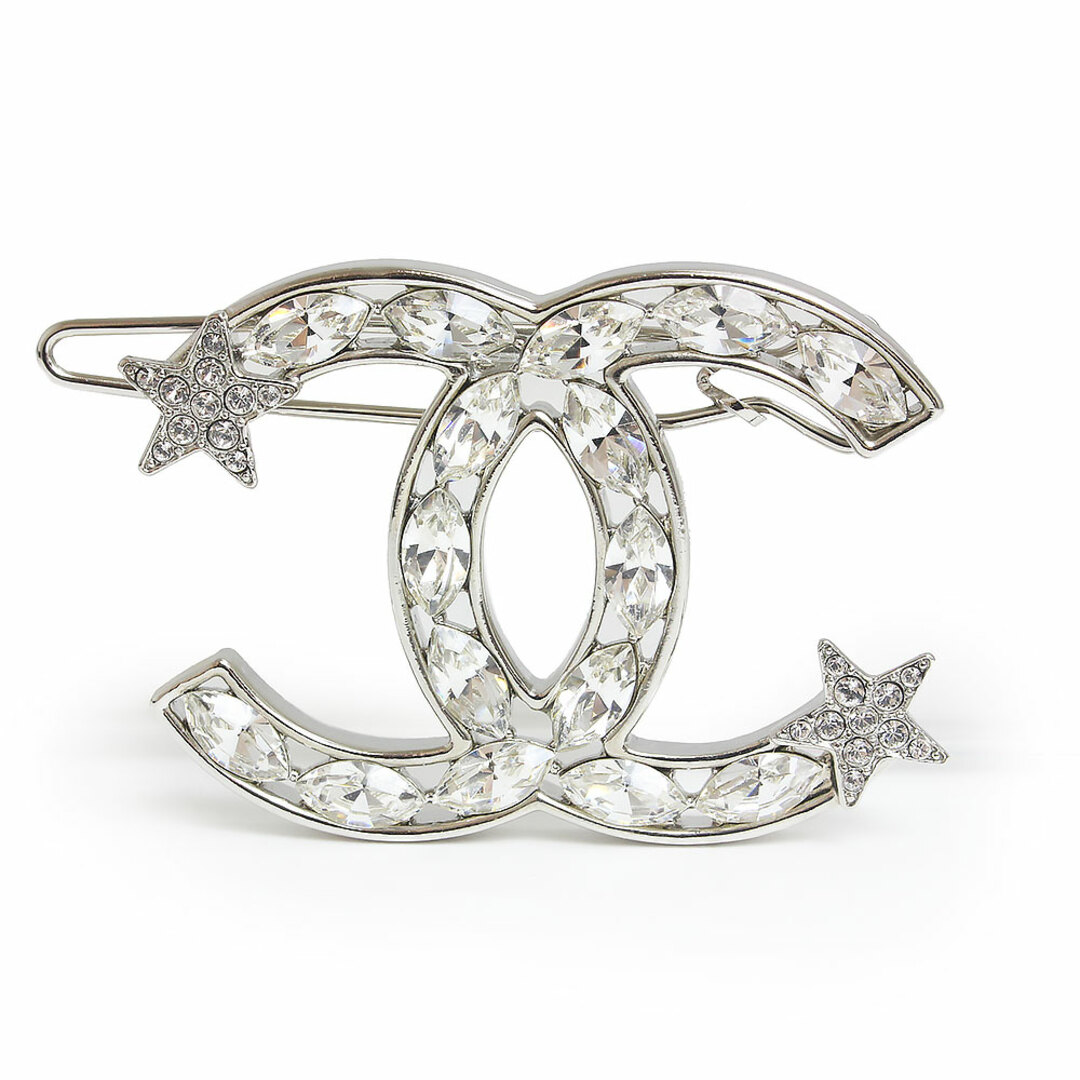 CHANEL - シャネル ココマーク スター 星 ラインストーン バレッタ 髪 CHANEL - シャネル ココマーク スター 星 ラインストーン バレッタ 髪