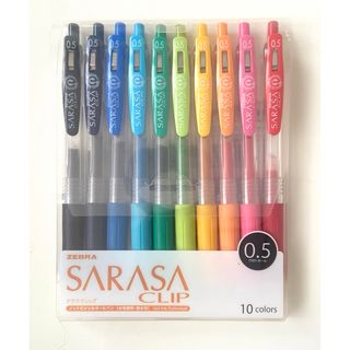 ゼブラ(ZEBRA)のZEBRA ゼブラ SARASA サラサ ボールペン 0.5 10色(ペン/マーカー)