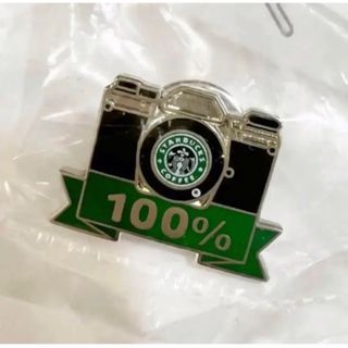 スターバックスコーヒー(Starbucks Coffee)の【パートナー限定】スターバックス　北米　アワード　ピン　ピンズ　旧ロゴ　カメラ(ノベルティグッズ)