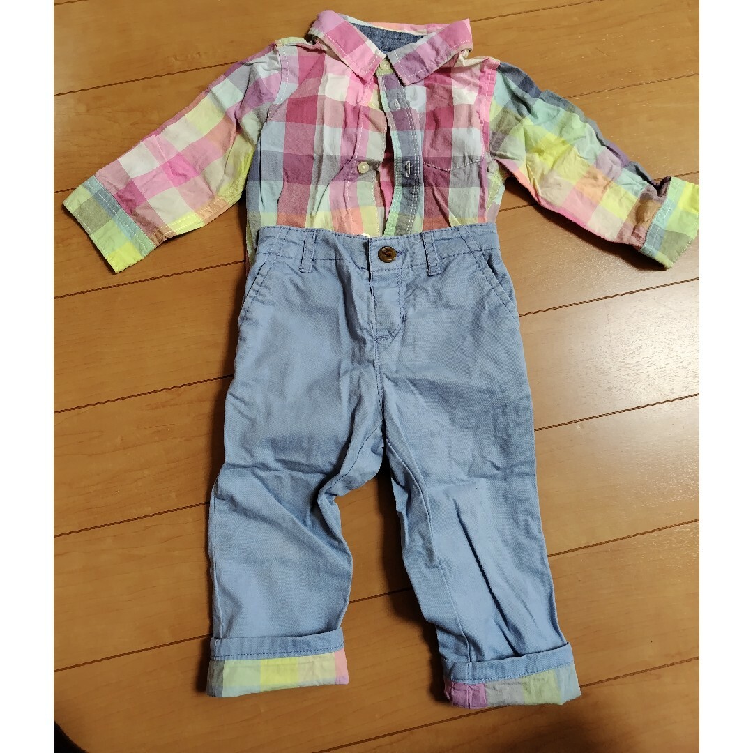 babyGAP(ベビーギャップ)のGAPのセットアップ キッズ/ベビー/マタニティのベビー服(~85cm)(ロンパース)の商品写真