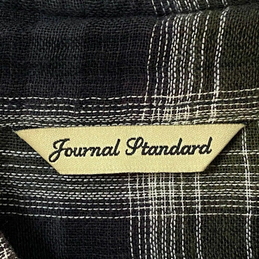 JOURNAL STANDARD(ジャーナルスタンダード)の古着 チェック柄✨ JOURNAL STANDARD シャツ メンズ メンズのトップス(Tシャツ/カットソー(七分/長袖))の商品写真