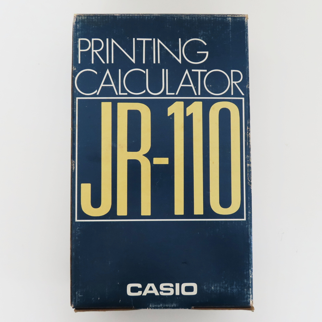 CASIO(カシオ)のS05 完動品 CASIO 電子式記録計算機 PRINTING CALCULATOR JR-110 当時物 昭和レトロ インテリア/住まい/日用品のオフィス用品(OA機器)の商品写真