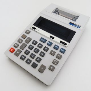 CASIO - S05 完動品 CASIO 電子式記録計算機 PRINTING CALCULATOR JR-110 当時物 昭和レトロ