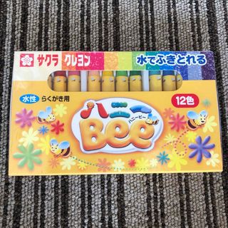 サクラ 水性クレヨン らくがき用 12色 ハニーBee(1セット)(クレヨン/パステル)