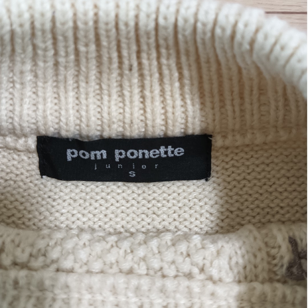 pom ponette(ポンポネット)のpomponette　セーター／ニット キッズ/ベビー/マタニティのキッズ服女の子用(90cm~)(ニット)の商品写真