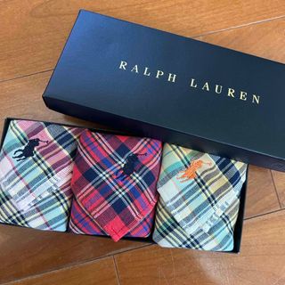 ポロラルフローレン(POLO RALPH LAUREN)のPOLO RALPH LAUREN ポロラルフローレン　タオルハンカチ  (ハンカチ)