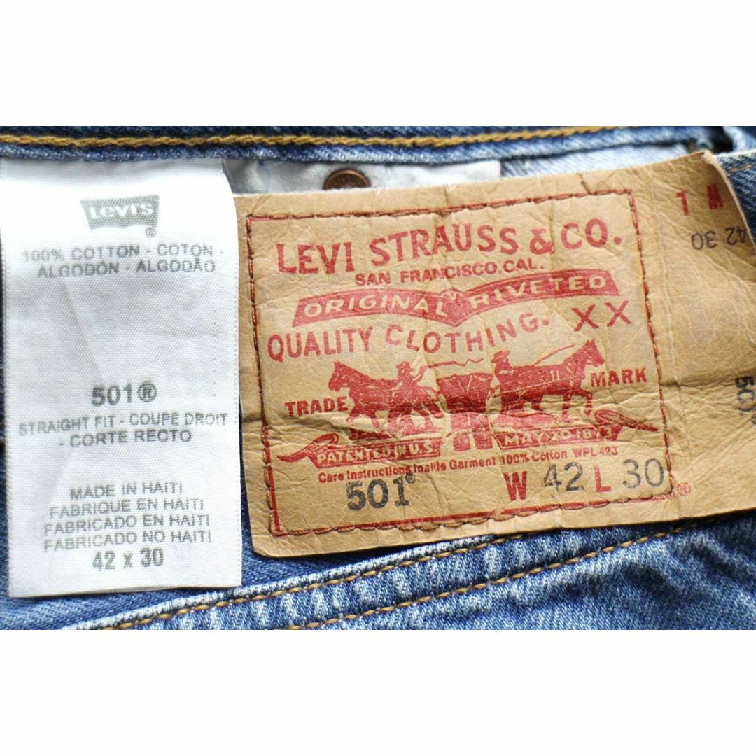 Levi's(リーバイス)のLevi'sリーバイス 501 デニムパンツ w42 L30★SDP2646 ジーンズ ストレート オーバーサイズ ビッグサイズ  メンズのパンツ(デニム/ジーンズ)の商品写真