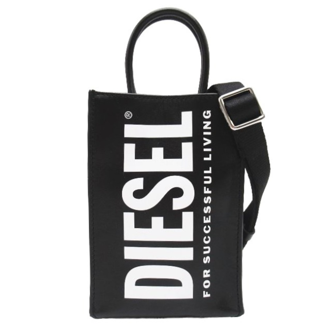 DIESEL(ディーゼル)の美品 ディーゼル DIESEL ショルダーバッグ ポシェット ミニバッグ 黒 レディースのバッグ(ショルダーバッグ)の商品写真