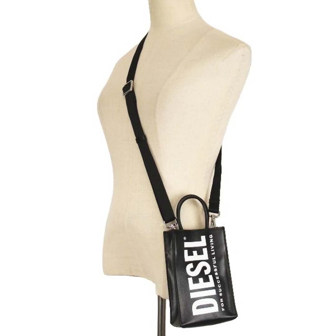 DIESEL(ディーゼル)の美品 ディーゼル DIESEL ショルダーバッグ ポシェット ミニバッグ 黒 レディースのバッグ(ショルダーバッグ)の商品写真