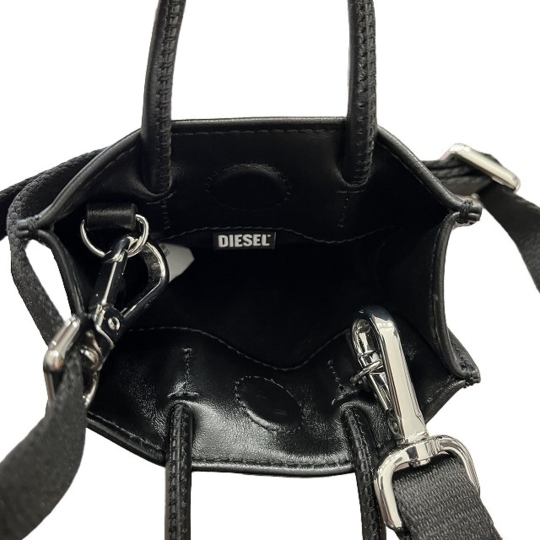 DIESEL(ディーゼル)の美品 ディーゼル DIESEL ショルダーバッグ ポシェット ミニバッグ 黒 レディースのバッグ(ショルダーバッグ)の商品写真