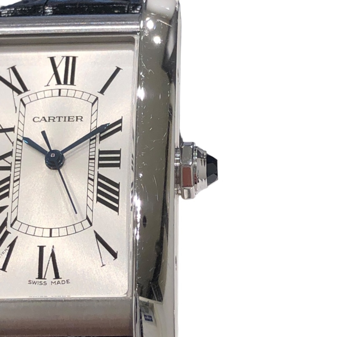 Cartier(カルティエ)の　カルティエ Cartier タンクアメリカンMM WSTA0017 シルバー SS メンズ 腕時計 メンズの時計(その他)の商品写真