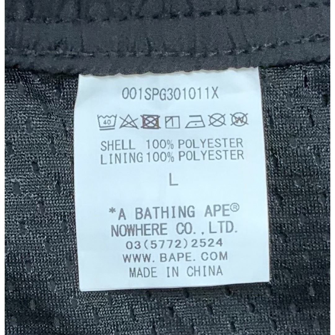 A BATHING APE(アベイシングエイプ)の★激レア★ APE シャーク ナイロン ショーツ L ハーフパンツ kaws メンズのパンツ(ショートパンツ)の商品写真