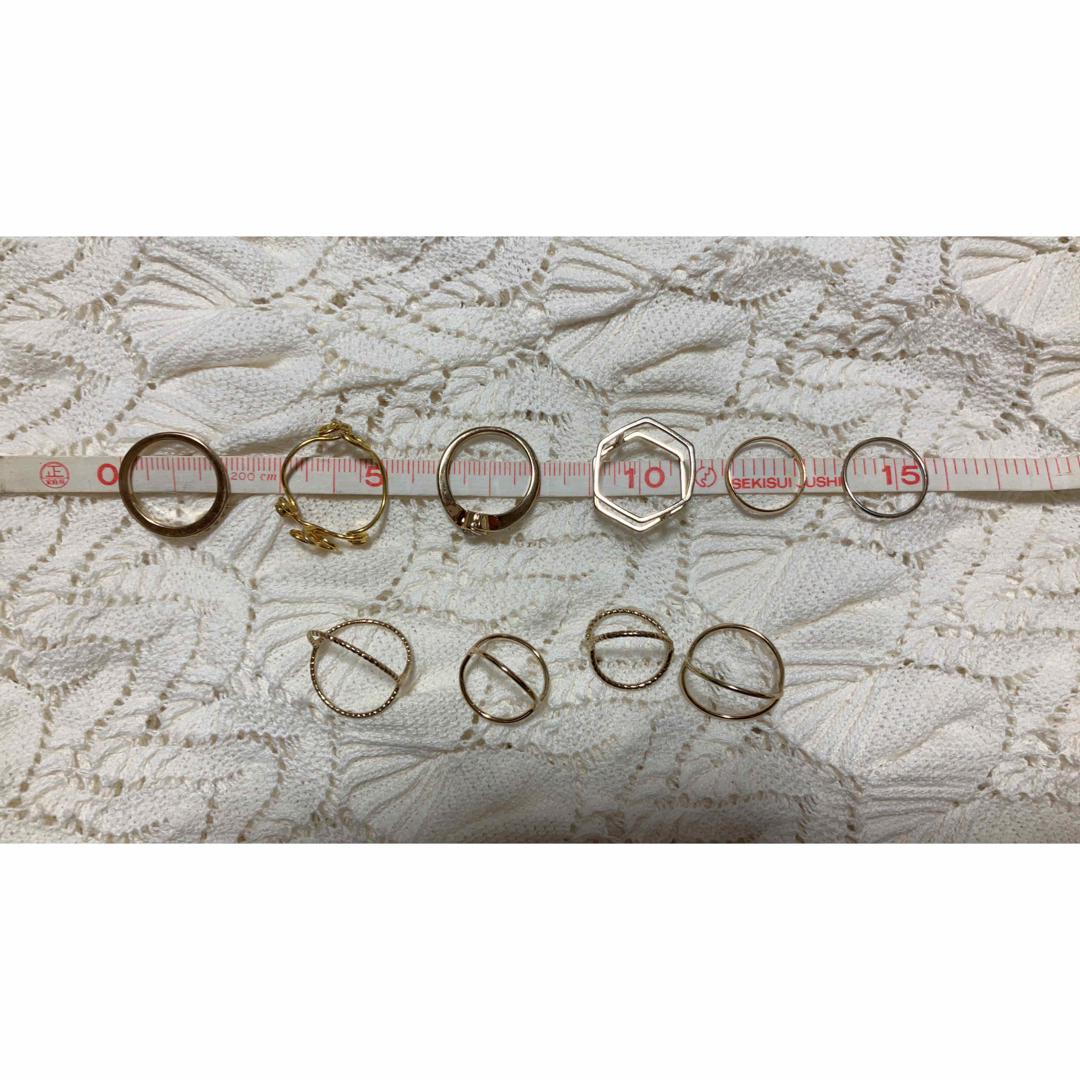 リング　10個セット　指輪セット　まとめ売り レディースのアクセサリー(リング(指輪))の商品写真