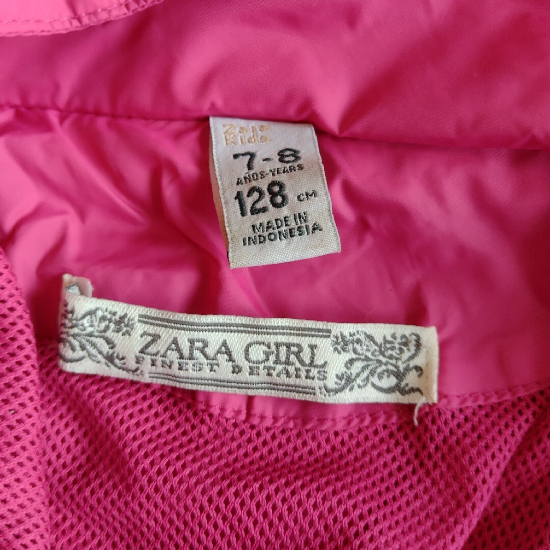 ZARA KIDS(ザラキッズ)のアウター　中古　130センチ キッズ/ベビー/マタニティのキッズ服女の子用(90cm~)(ジャケット/上着)の商品写真