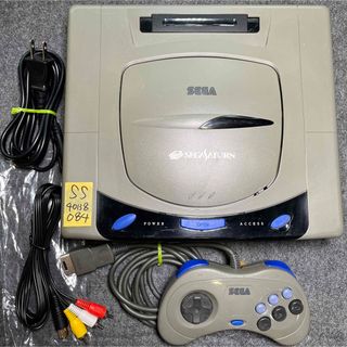 セガ(SEGA)の【すぐ遊べる】SS セガサターン 本体 メンテ清掃 電池交換済み 管理084(家庭用ゲーム機本体)