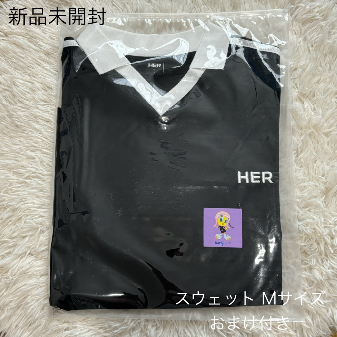 ⭐︎新品未開封 IU H.E.R World Tour スウェットシャツ M エンタメ/ホビーのタレントグッズ(ミュージシャン)の商品写真