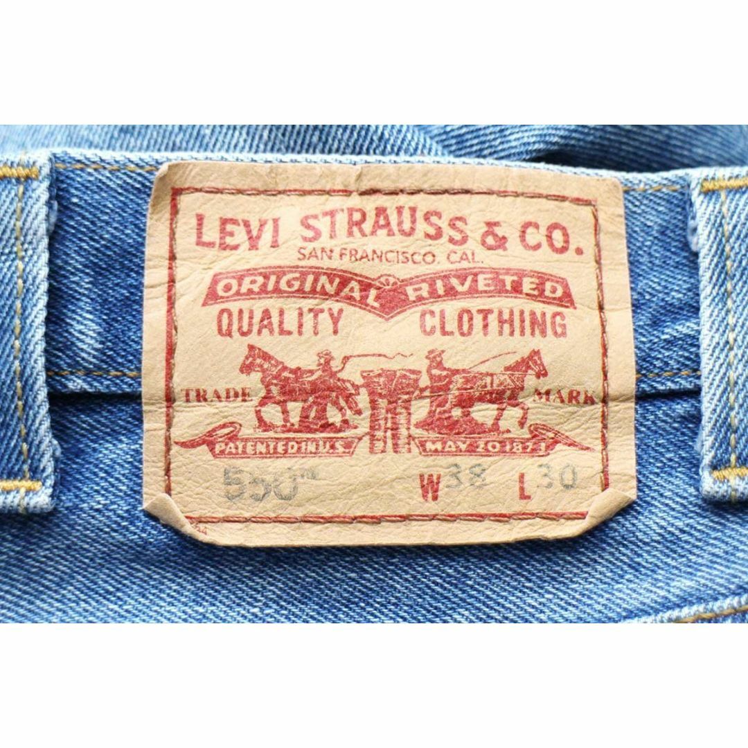 Levi's(リーバイス)のLevi'sリーバイス 550 デニムパンツ w38 L30★SDP2661 ジーンズ テーパード ルーズ ワイド バギー オーバーサイズ ビッグサイズ メンズのパンツ(デニム/ジーンズ)の商品写真