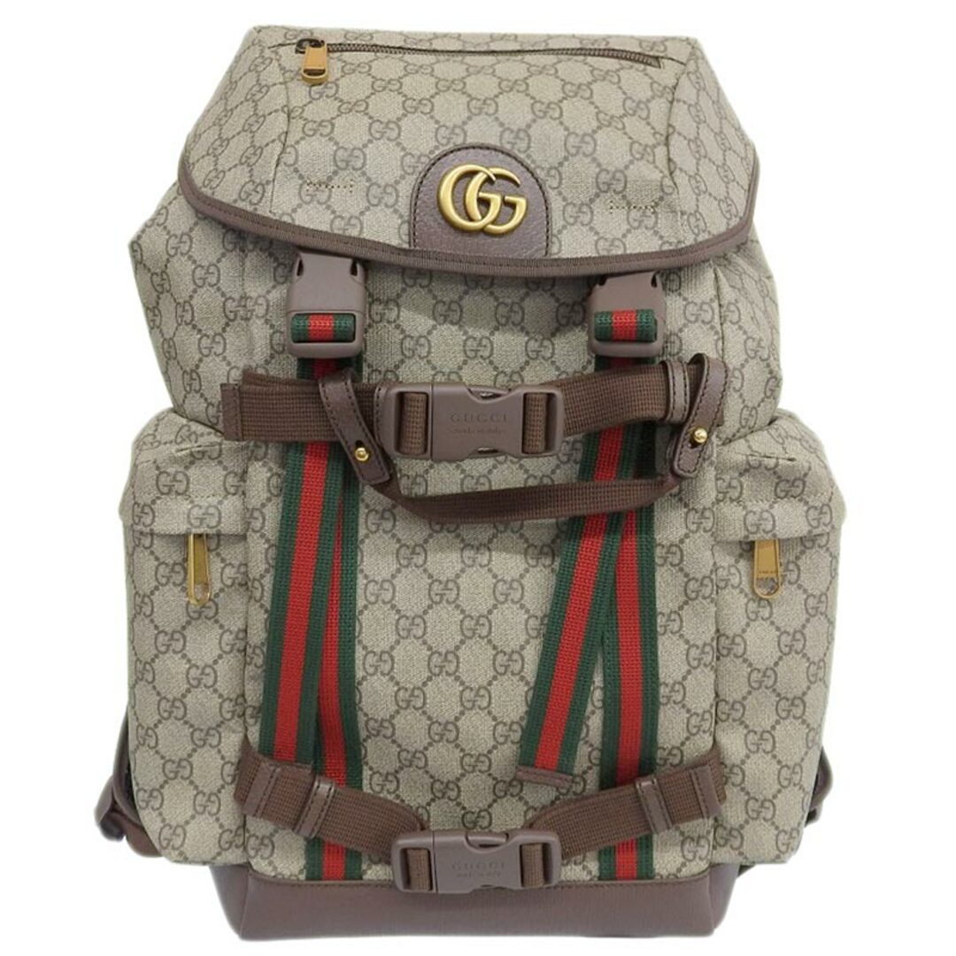 Gucci(グッチ)のグッチ GUCCI GGスプリーム スケートボード バックパック リュックサック GGスプリームキャンバス ベージュ 690999 美品 新入荷 GU0575 メンズのバッグ(バッグパック/リュック)の商品写真