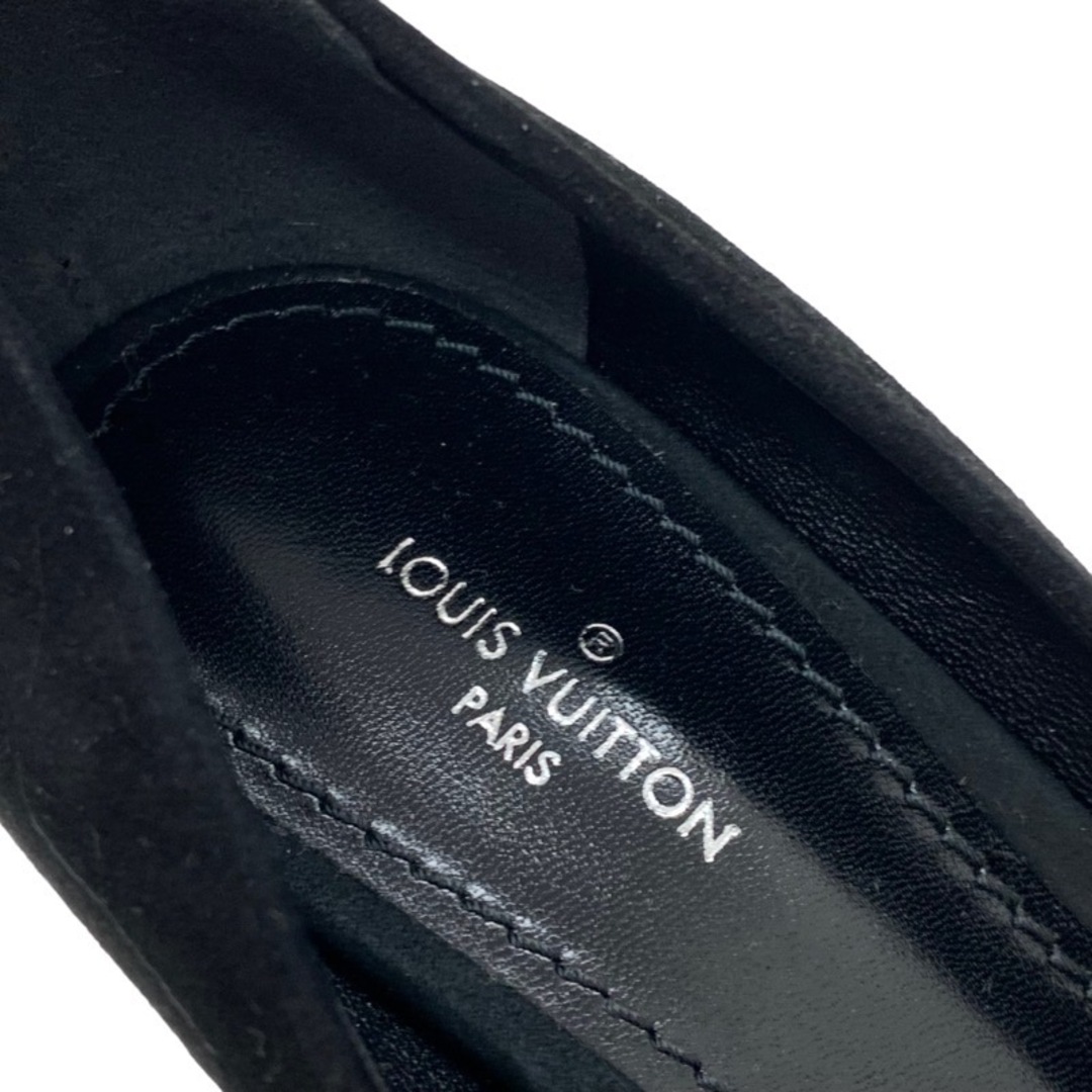 LOUIS VUITTON(ルイヴィトン)のルイヴィトン LOUIS VUITTON パンプス 靴 シューズ スエード ブラック 黒 ロゴ フォーマルシューズ レディースの靴/シューズ(ハイヒール/パンプス)の商品写真