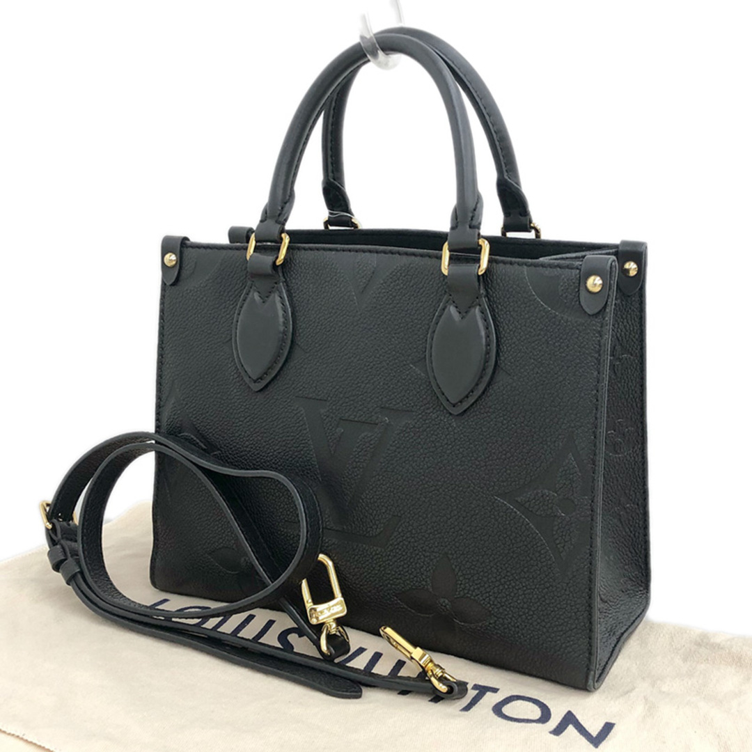 LOUIS VUITTON(ルイヴィトン)のルイヴィトン LOUIS VUITTON モノグラム アンプラント オンザゴーPM 2WAY ハンドバッグ ショルダー ノワール M45653 中古 新入荷 LV1563 レディースのバッグ(ハンドバッグ)の商品写真