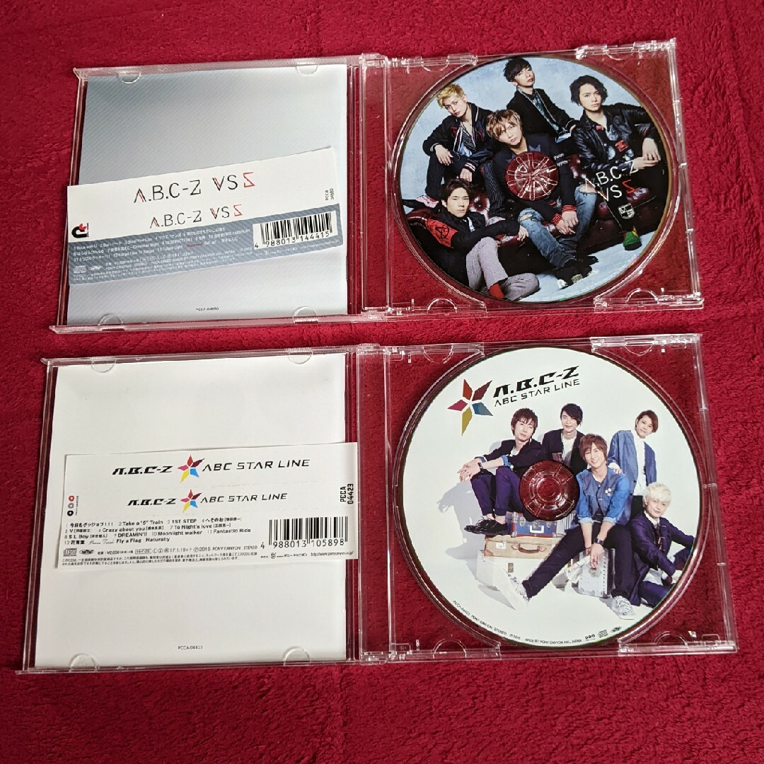 A.B.C-Z(エービーシーズィー)のA.B.C−ZＣＤアルバム２枚セット「ABC　STAR　LINE」+「VS5」 エンタメ/ホビーのCD(ポップス/ロック(邦楽))の商品写真