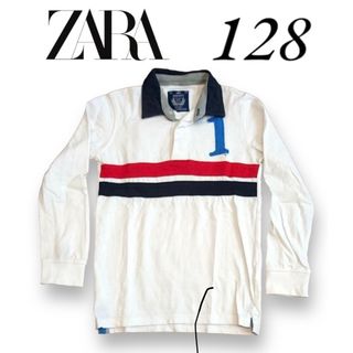 ザラキッズ(ZARA KIDS)のZARA BOYS 128㎝  長袖 ポロシャツ 長袖ポロシャツ キッズ 子供服(Tシャツ/カットソー)