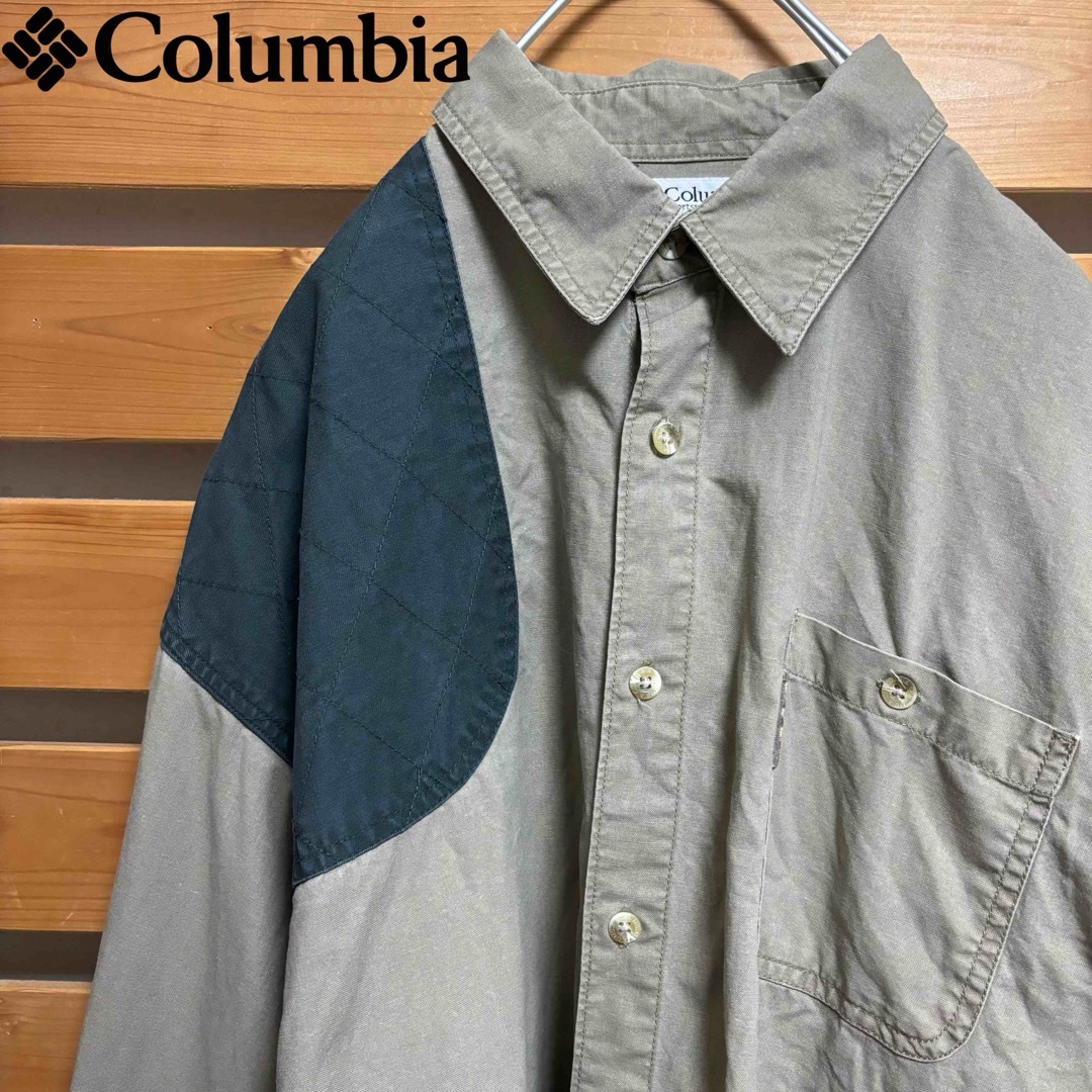 Columbia(コロンビア)のコロンビア ハンティングシャツ 切り替えデザイン ビッグサイズ スリランカ製 メンズのトップス(シャツ)の商品写真