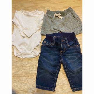 ギャップキッズ(GAP Kids)の［50〜60］ベビー服　シャツ、パンツセット(パンツ)