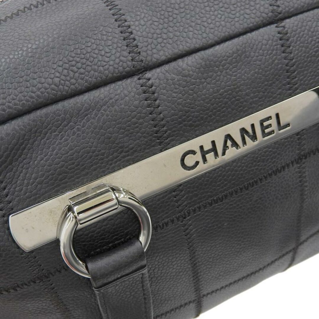 CHANEL(シャネル)のシャネル CHANEL チョコバー ハンドバッグ レザー ブラック 9番台 中古 新入荷 CH0914 レディースのバッグ(ハンドバッグ)の商品写真