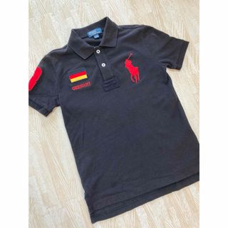 ラルフローレン(Ralph Lauren)のポロ　ラルフローレン　キッズ　ポロシャツ　黒　男の子　綿100% 130(Tシャツ/カットソー)